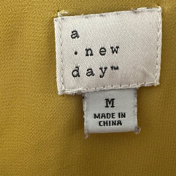 A New Day Womens Gold Camisole Top M - Picture 3 of 7